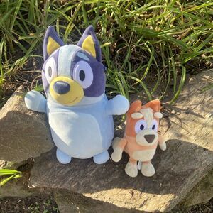 Bluey Bandit and Chili Plush Stuffed Animals Character Dogs Puppies Gift